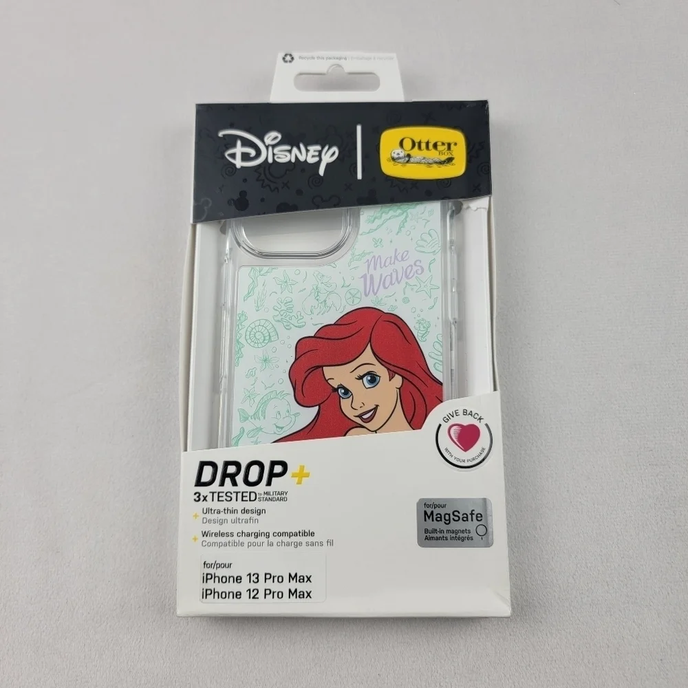 NWT Otter Box Ariel The Little Mermaid iPhone 12 / 13 Pro Max phone case